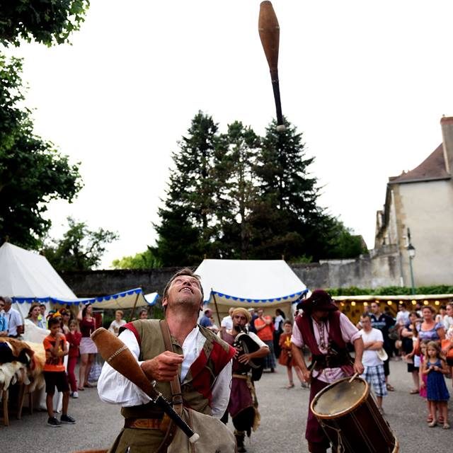jongleur médiéval, maladonne